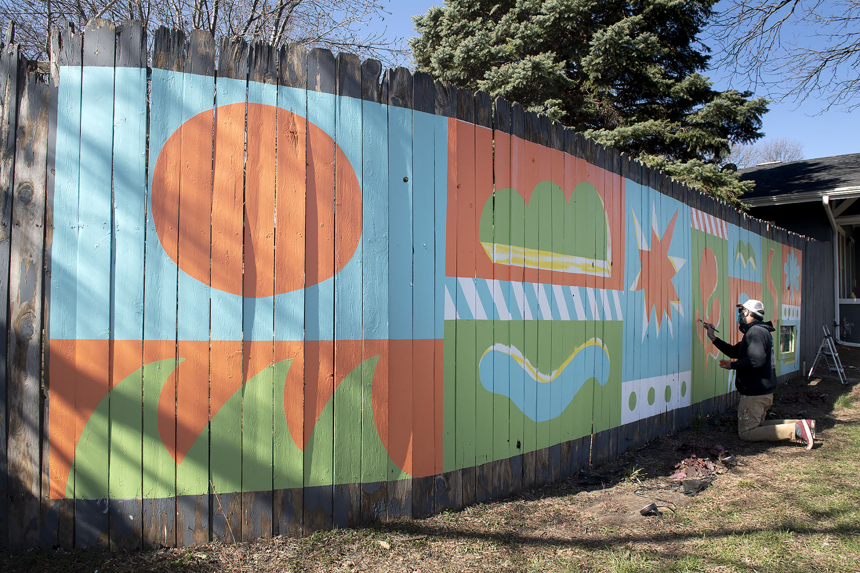 South 27th and Washington Streets mural